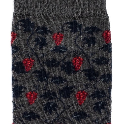 Nos chaussettes homme "Vigne" anthracite - Maison Broussaud