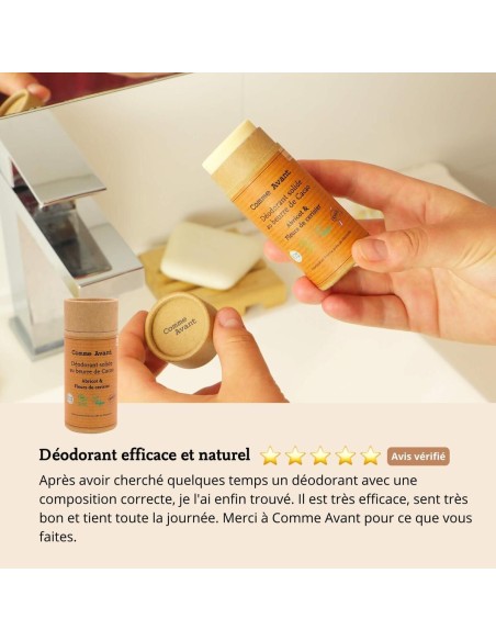 Déodorant solide abricot & fleurs de cerisier