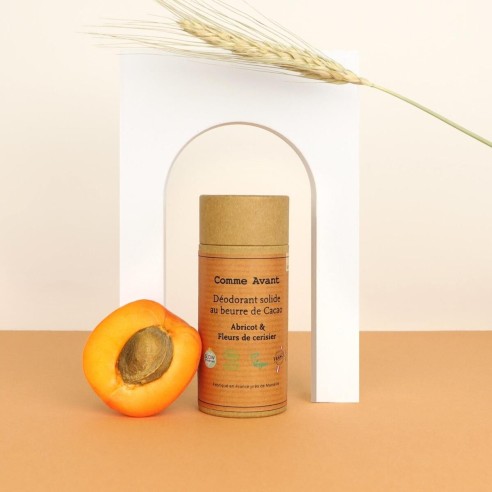 Déodorant solide abricot & fleurs de cerisier