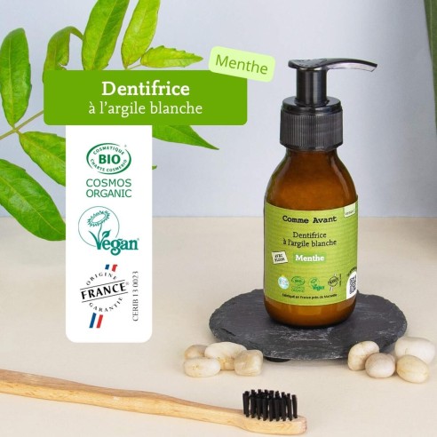 Dentifrice en pâte à la menthe
