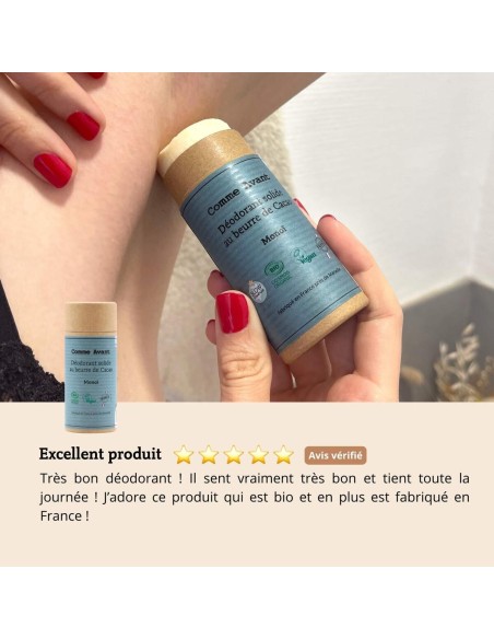 Déodorant solide monoï