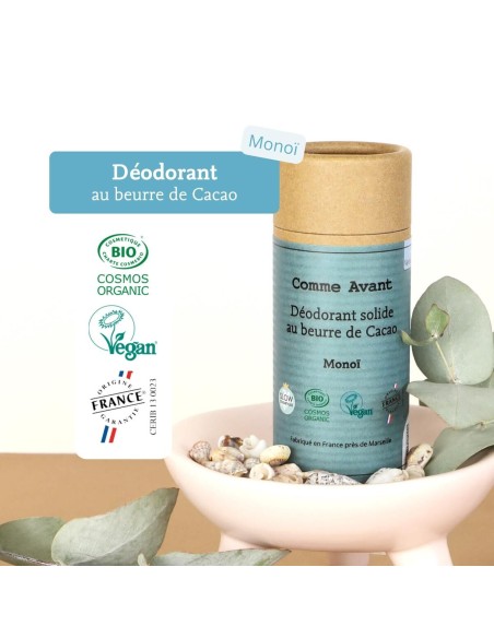 Déodorant solide monoï