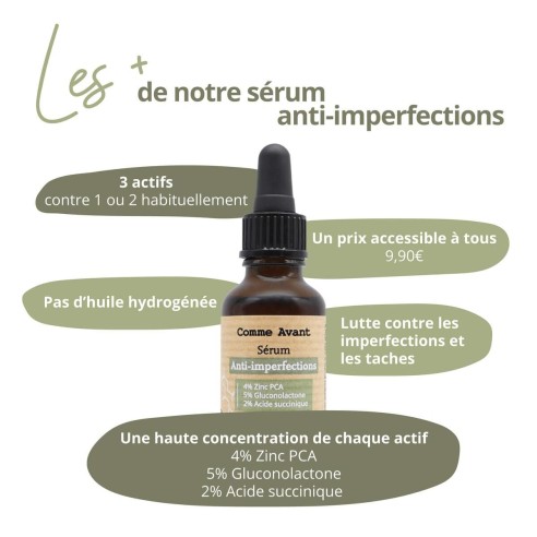 Sérum visage anti-imperfections