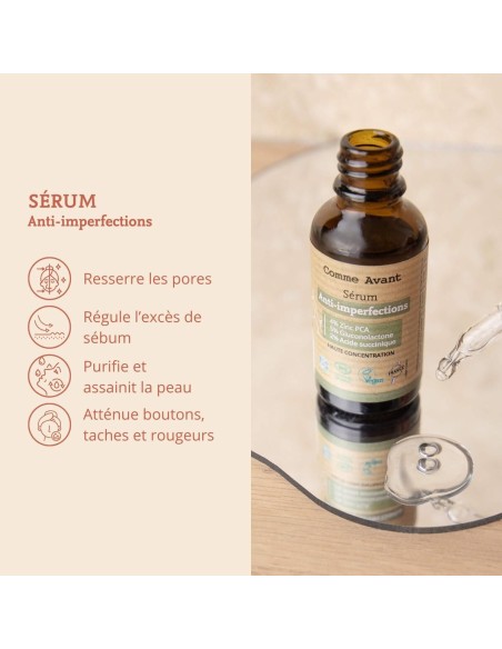 Sérum visage anti-imperfections