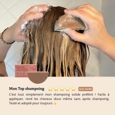 Shampoing solide cheveux gras à l'huile de sésame 2