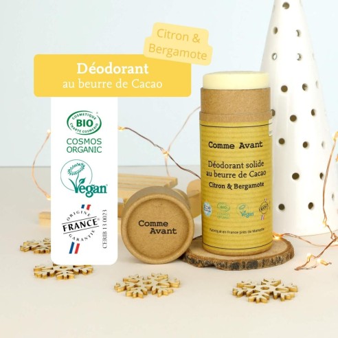 Déodorant solide citron & bergamote