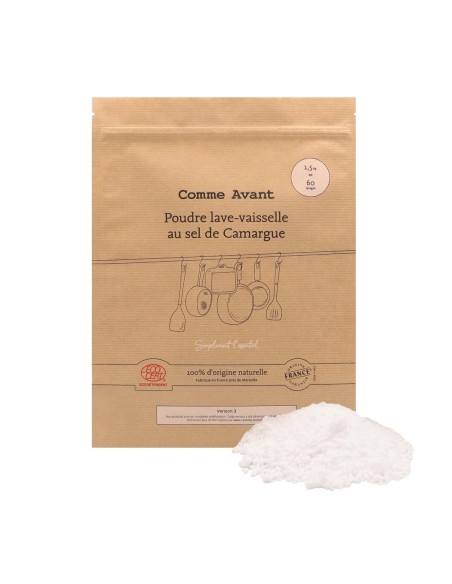 Poudre lave-vaisselle au sel de Camargue