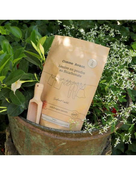 Lessive en poudre au bicarbonate