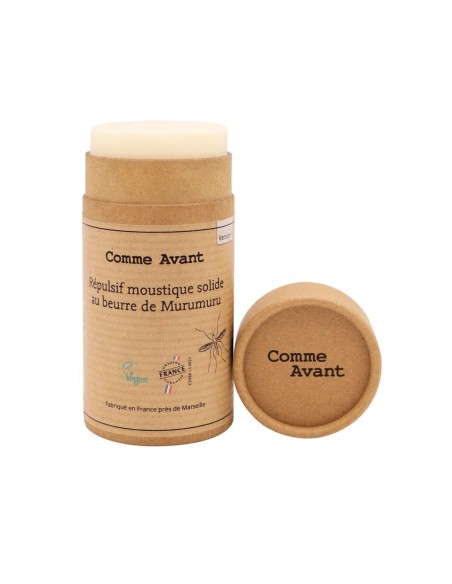 Répulsif anti-moustique solide au beurre de murumuru