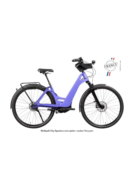 Ultima Mobility Multipath City Signature – Vélo électrique urbain haut de gamme, 630Wh, boîte automatique, Made in France
