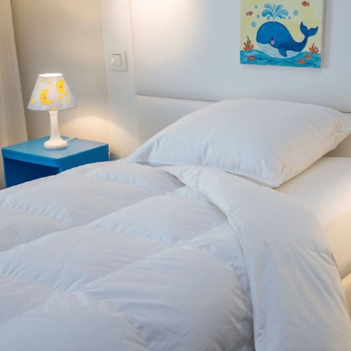 Couette duvet enfant 140x150 cm 90% duvet neuf canard