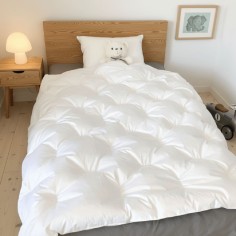 Couette enfant coton bio 140x150 cm 90% duvet neuf canard