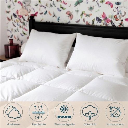 Couette king size Couple 90% duvet neuf canard