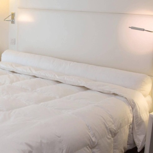 Traversin king size mi-ferme Duvet-Plumettes neufs canard