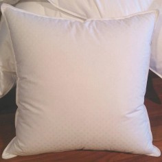 Oreiller moelleux 90% duvet neuf enveloppe jacquard 60x60 cm 2