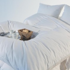 Édredon gonflant blanc 90% duvet neuf canard 2