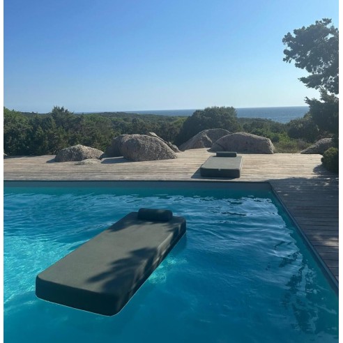 PoolBed COZIP Christophe | Matelas flottant & bain de soleil 2-en-1