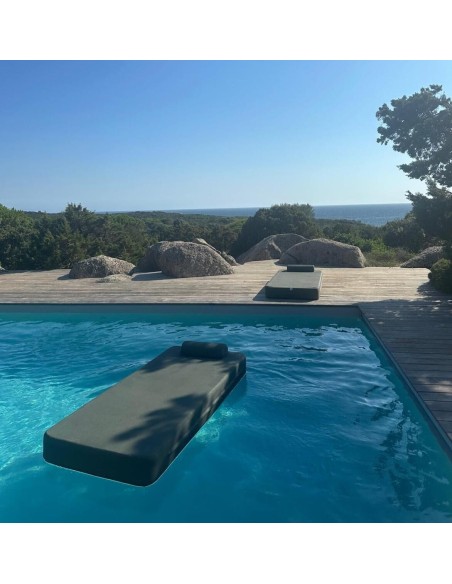 PoolBed COZIP Christophe | Matelas flottant & bain de soleil 2-en-1