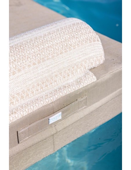 JULIE | PoolBed flottant 2 en 1 | Bain de soleil design