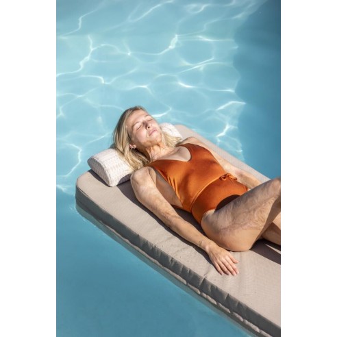 JULIE | PoolBed flottant 2 en 1 | Bain de soleil design