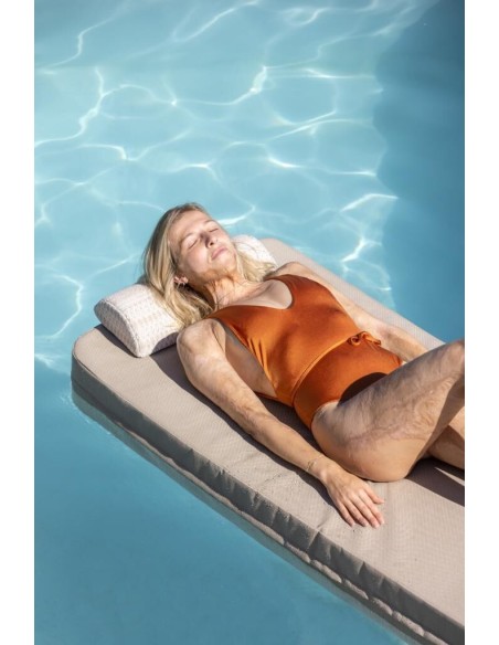JULIE | PoolBed flottant 2 en 1 | Bain de soleil design