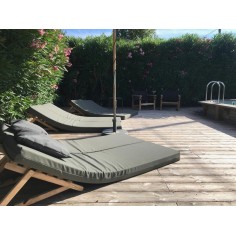 Matelas de plage Gil kaki | Léger, durable et fabriqué en France 2