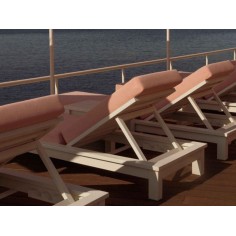 Matelas de Plage en deux parties rose | 180x60x10 cm 