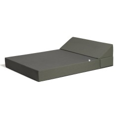 Lit de plage DOUBLE JUNG KAKI | Waterproof, confort haute résilience