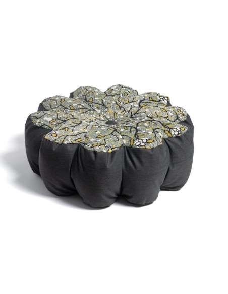 SUNNY FLOWER | Pouf extérieur | 80 x h30 cm