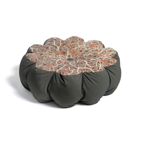 COSY FLOWER | Pouf extérieur | 80 x h30 cm