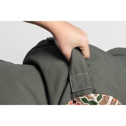 SUNNY FLOWER | Pouf extérieur | 80 x h30 cm