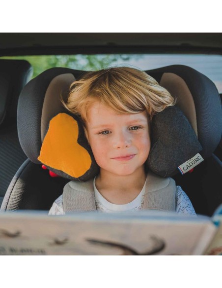 TÉODOR Citron | Coussin enfant pour voiture et poussette | Petits Cadors