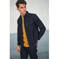 Surchemise Moleskine Grattée Marine 2