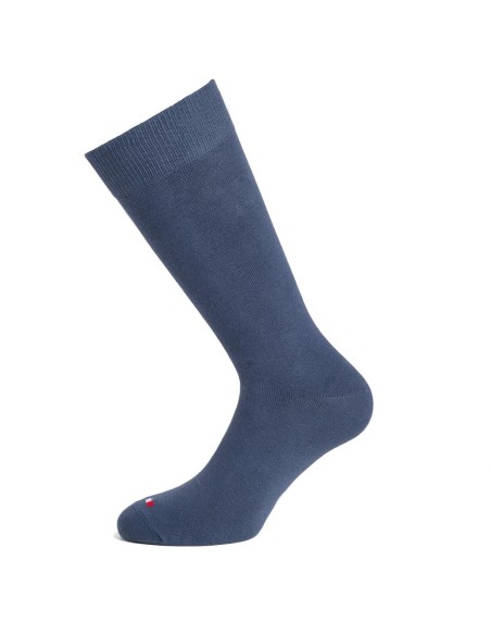 Chaussettes unies bleues - Maison Broussaud