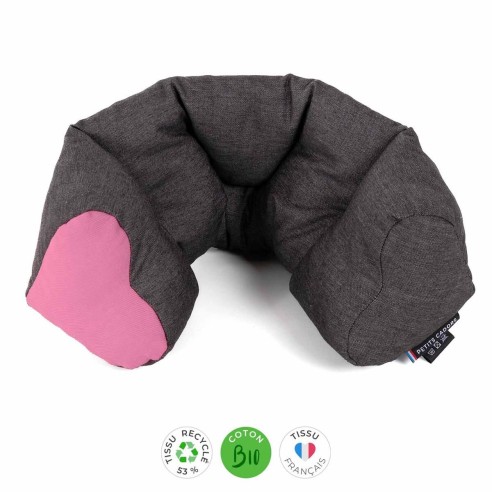 TÉODOR Fraise | Coussin enfant fabriqué en France | Petits Cadors