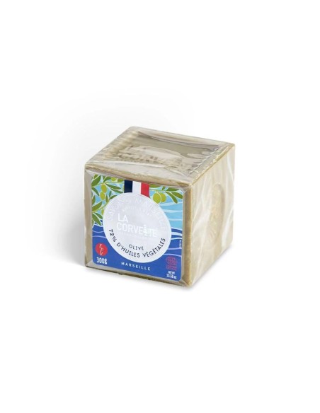 Savon de Marseille Olive – 300g – Cube édition limitée "Terre & Mer" – Cosmos Natural
