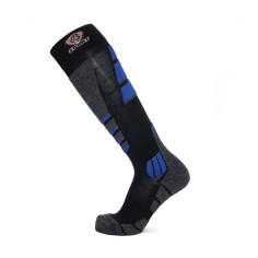 Nos chaussettes de ski coloris noir/gris/bleu - Maison Broussaud