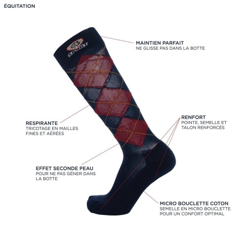 Nos chaussettes d'équitation - Maison Broussaud