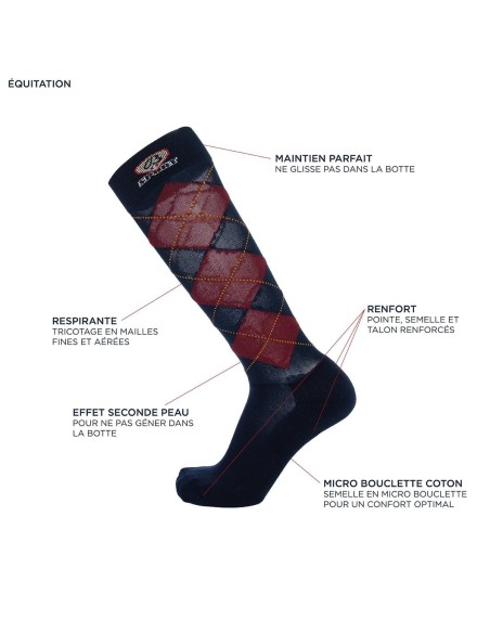 Nos chaussettes d'équitation - Maison Broussaud
