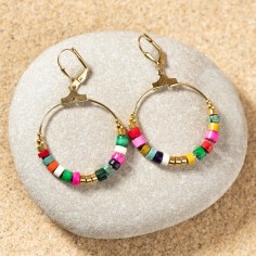 Chamarel boucles d'oreilles Retour de Plage