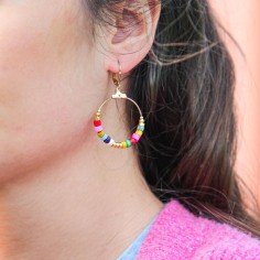Chamarel boucles d'oreilles Retour de Plage 2