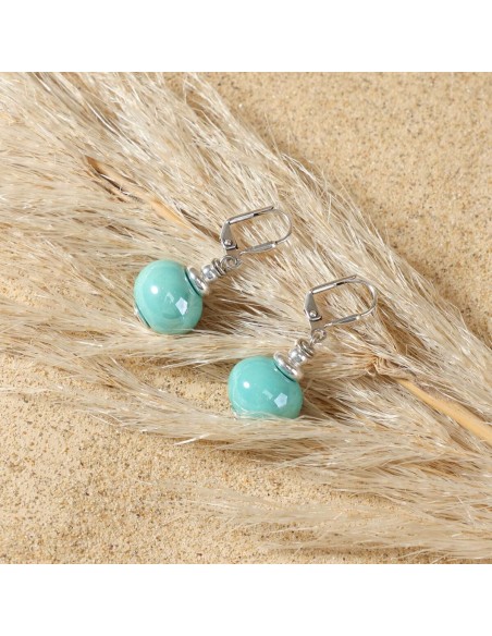 Seiche boucles d'oreilles Retour de Plage